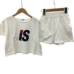 ISSEY MIYAKE イッセイミヤケ I,S レディース カットソー パンツ セットアップ SIZE M ホワイト Bランク