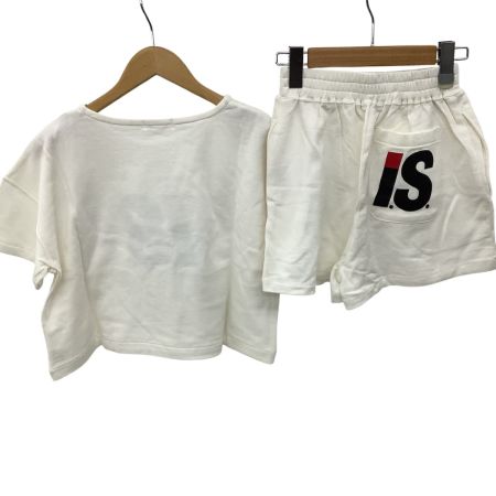 ISSEY MIYAKE イッセイミヤケ I,S レディース カットソー パンツ セットアップ SIZE M ホワイト