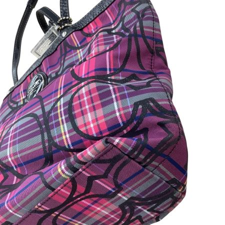COACH コーチ レディース ハンドバッグ F15229 ピンク×パープル