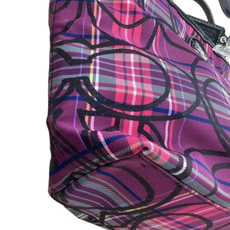 COACH コーチ レディース ハンドバッグ F15229 ピンク×パープル
