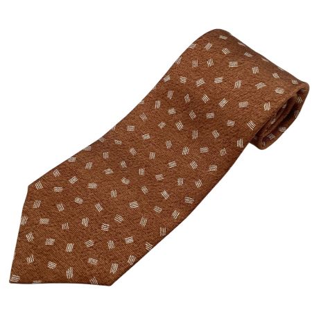 BVLGARI ブルガリ メンズ ネクタイ ライトブラウン