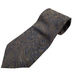 GUCCI グッチ メンズ ネクタイ ペイズリー柄 Bランク