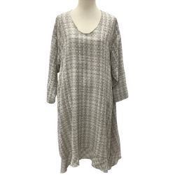 JURGEN LEHL ヨーガンレール レディース チュニック ワンピース SIZE M グレー Bランク