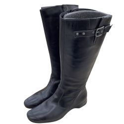 ecco エコー レディース ロングブーツ　SIZE 39(24.5cm) ブラック Bランク