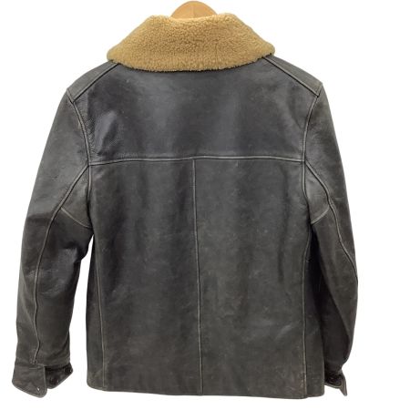 RALPH LAUREN ラルフローレン メンズ Vintage レザージャケット ムートン カーコート SIZE S ブラック