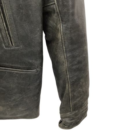 RALPH LAUREN ラルフローレン メンズ Vintage レザージャケット ムートン カーコート SIZE S ブラック