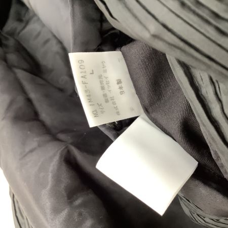 ISSEY MIYAKE イッセイミヤケ レディース プリーツ キルティングコート SIZE L IM43-FA109 ブラック