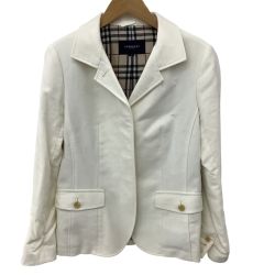 BURBERRY LONDON バーバリーロンドン レディース ジャケット コーデュロイ SIZE 42 アイボリー Bランク