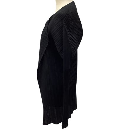 ISSEY MIYAKE イッセイミヤケ PLEATS PLEASE カーディガン SIZE 3 PP05-JO001 ブラック