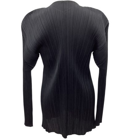 ISSEY MIYAKE イッセイミヤケ PLEATS PLEASE カーディガン SIZE 3 PP05-JO001 ブラック