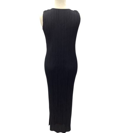 ISSEY MIYAKE イッセイミヤケ PLEATS PLEASE ノースリーブワンピース SIZE 3 PP05-JH001 ブラック