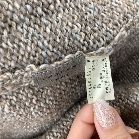 JURGEN LEHL ヨーガンレール レディース カーディガン SIZE M ベージュ