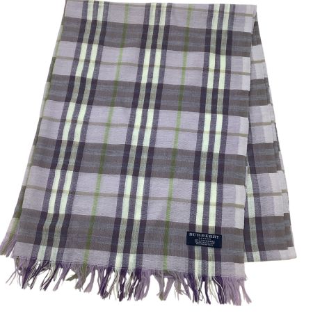 BURBERRY LONDON バーバリーロンドン ストール  パープル
