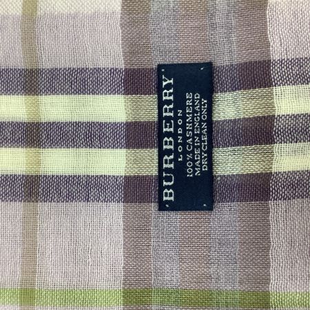 BURBERRY LONDON バーバリーロンドン ストール  パープル