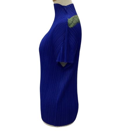 ISSEY MIYAKE イッセイミヤケ PLEATS PLEASE カットソー フラミンゴ 鹿  SIZE 5 PP51-JK772 ブルー