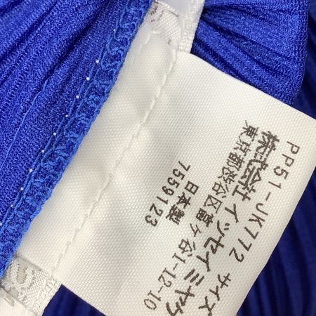 ISSEY MIYAKE イッセイミヤケ PLEATS PLEASE カットソー フラミンゴ 鹿  SIZE 5 PP51-JK772 ブルー