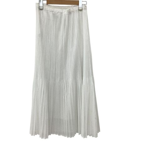 ISSEY MIYAKE イッセイミヤケ PLEATS PLEASE スカート ペチコート付き  SIZE 3 PP53-JG524 ホワイト