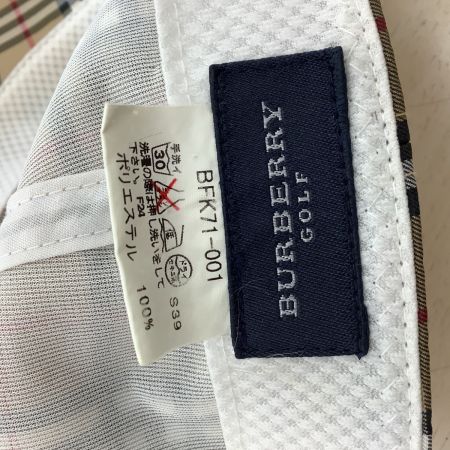 BURBERRY GOLF バーバリー 帽子 キャップ チェック  BFK71-001 ベージュ