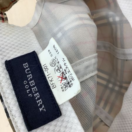 BURBERRY GOLF バーバリー 帽子 キャップ チェック  BFK71-001 ベージュ