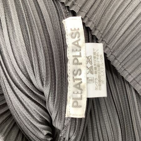 ISSEY MIYAKE イッセイミヤケ PLEATS PLEASE カットソー SIZE 4 PP05-JK005 グレー