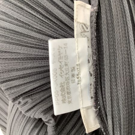ISSEY MIYAKE イッセイミヤケ PLEATS PLEASE カットソー SIZE 4 PP05-JK005 グレー