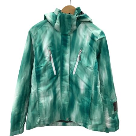 Pureconscious ピュアコンシャス レディース スノーウェア スキーウェア 防寒つなぎ 上下セット SIZE L 上グリーン、下ネイビー