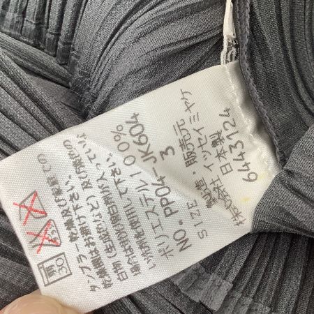 ISSEY MIYAKE イッセイミヤケ PLEATS PLEASE カットソー SIZE 3 PP04-JK604 グレー