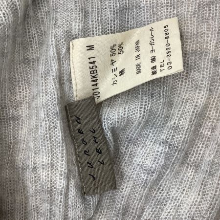 JURGEN LEHL ヨーガンレール レディース カットソー SIZE M カシミヤ50％シルク50％  J0144KB541 グレー