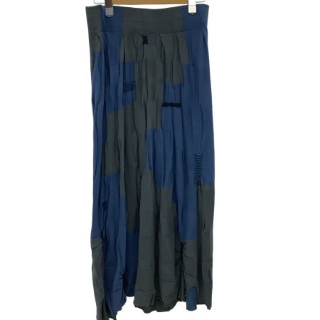 JURGEN LEHL ヨーガンレール レディース スカート SIZE M J0131KS021 ブルー×グレー