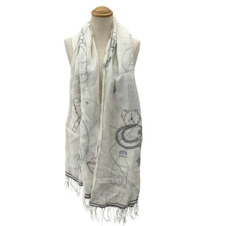 Babaghure ババグーリ ヨーガンレール レディース ストール ホワイト