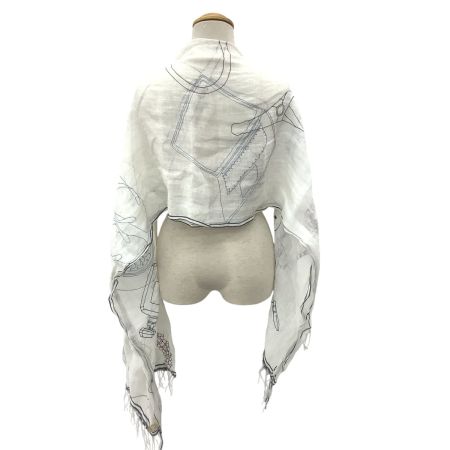 Babaghure ババグーリ ヨーガンレール レディース ストール ホワイト