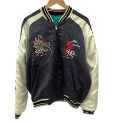 Ted Company テッド カンパニー テッドカンパニー メンズ リバーシブル ジャケット スカジャン SIZE 42 ブラック×アイボリー Bランク