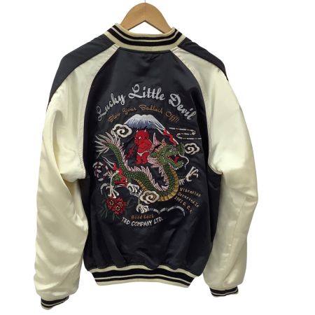 Ted Company テッド カンパニー テッドカンパニー メンズ リバーシブル ジャケット スカジャン SIZE 42 ブラック×アイボリー