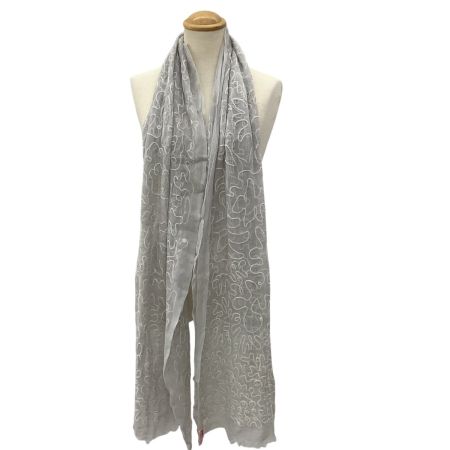 JURGEN LEHL ヨーガンレール レディース ストール  ライトグレー