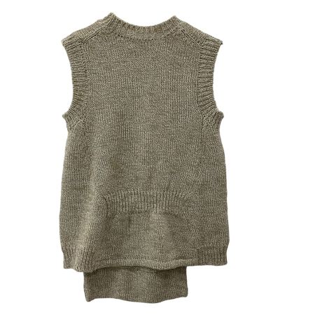 Y's ワイズ レディース ポケット付き ニットベスト SIZE 3 YS-K20-184 ベージュ