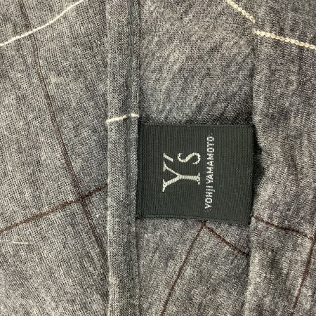 Y's ワイズ レディース セットアップ (カットソー、スカート) SIZE 3 チェック グレー