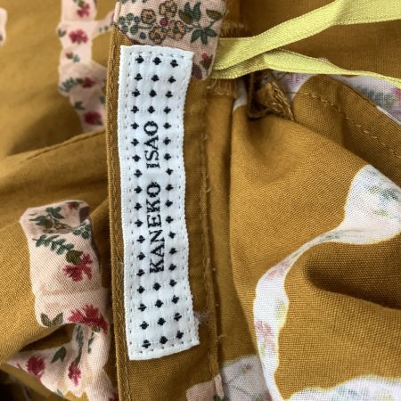 KANEKO ISAO カネコイサオ レディース スカート リボン柄 マスタード