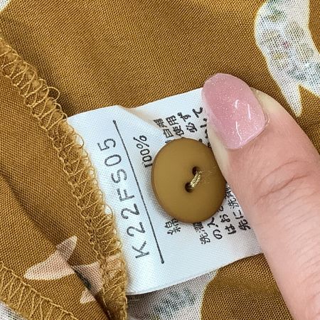 KANEKO ISAO カネコイサオ レディース スカート リボン柄 マスタード