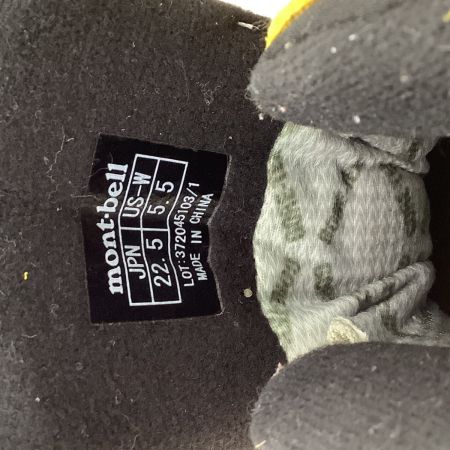 mont･bell モンベル トレッキングシューズ SIZE 22.5cm カーキ×グレー×ブラック