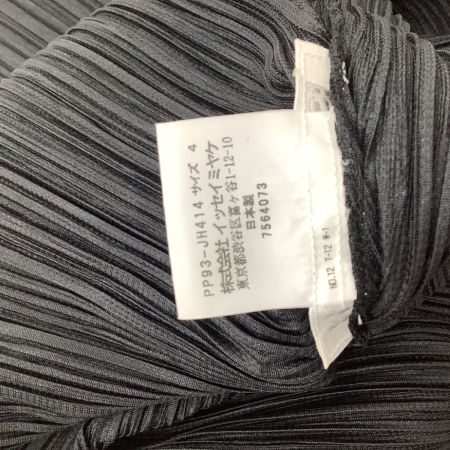 ISSEY MIYAKE イッセイミヤケ PLEATS PLEASE ノースリーブワンピース SIZE 4 PP93-JH414 ブラック