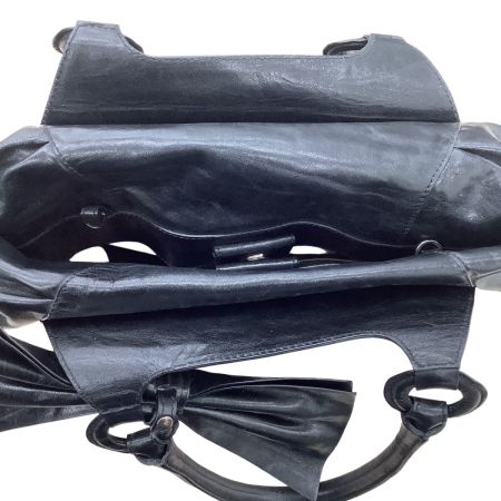 sportmax スポーツマックス レディース ハンドバッグ リボン付き ブラック