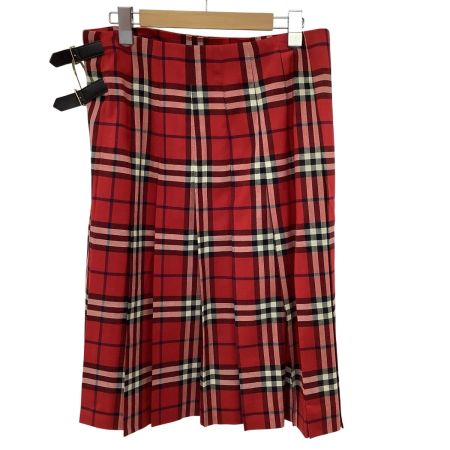 BURBERRY LONDON バーバリーロンドン レディース スカート SIZE 42 チェック レッド