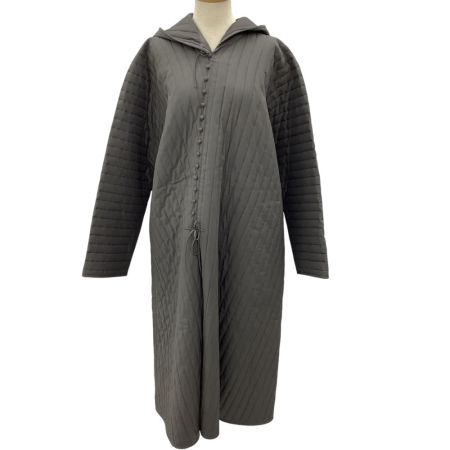 JURGEN LEHL ヨーガンレール レディース キルティング ロングコート SIZE M グレー