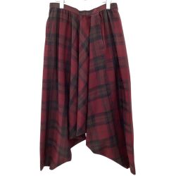 ISSEY MIYAKE イッセイミヤケ パンツ チェック SIZE M VG43430 レッド Bランク