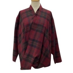 ISSEY MIYAKE イッセイミヤケ レディース ボレロ チェック SIZE M VG13810 レッド Bランク