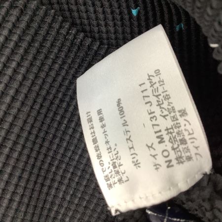 me ISSEY MIYAKE ミー ワッフル プリーツ カットソー SIZE Free MI73FJ711 ブラック