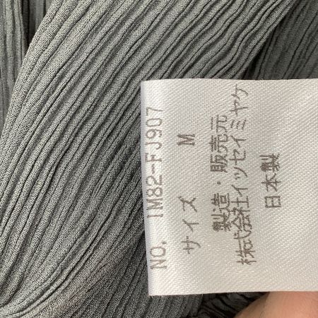 ISSEY MIYAKE イッセイミヤケ レディース プリーツ カットソー SIZE M IM82-FJ907 グレー