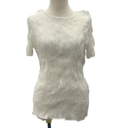 ISSEY MIYAKE イッセイミヤケ レディース 波プリーツ SIZE 1 IM71-FJ502 ホワイト Bランク