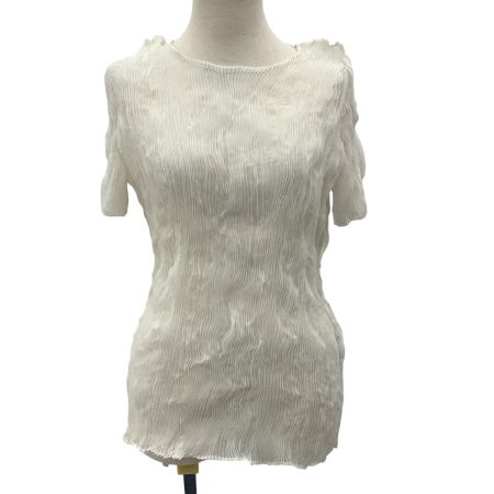 ISSEY MIYAKE イッセイミヤケ レディース 波プリーツ SIZE 1 IM71-FJ502 ホワイト
