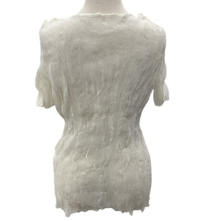 ISSEY MIYAKE イッセイミヤケ レディース 波プリーツ SIZE 1 IM71-FJ502 ホワイト